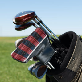 Golfkopfhaube Klassisch Rot & Blau Kariert Golf Headcover