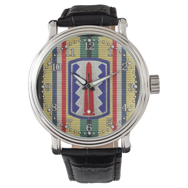 Golfkrieg 197. Infanterie Brigade Watch Armbanduhr (Vorderseite)