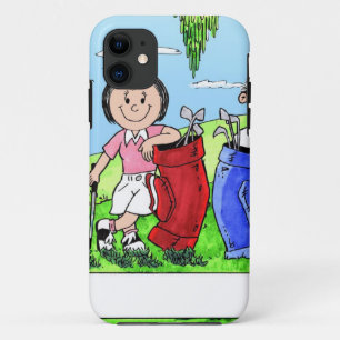 Golfkuppel - Personalisierter Cartoon Case-Mate iPhone Hülle