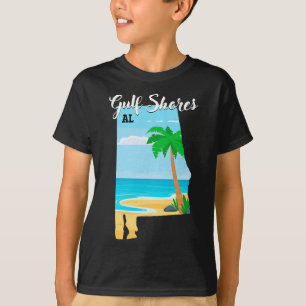 Golfküste Al Vintag Orange Beach Alabyma Trip V T-Shirt