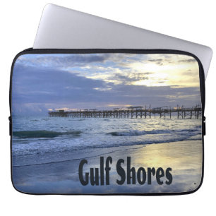 Golfküste Alabama Beach Sunrise Pier Laptopschutzhülle