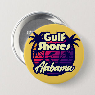Golfküste Alabama Button