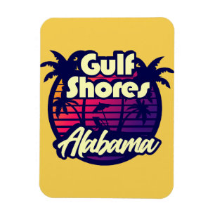 Golfküste Alabama Magnet