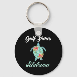 Golfküste Alabama Sea Turtle Familien Urlaub Mat Schlüsselanhänger