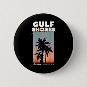 Golfküste - Alabama Summer Palm Vacation Usa Button