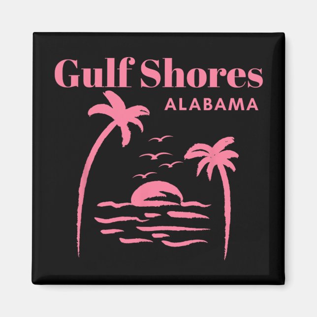 Golfküste Alabama Wasserfarbenschildkröte Magnet (Vorne)