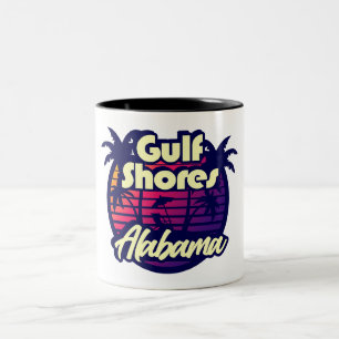 Golfküste Alabama Zweifarbige Tasse