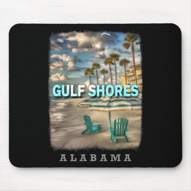 Golfküste Alabyma Al Beach Paradise Sd667 Mousepad (Vorne)