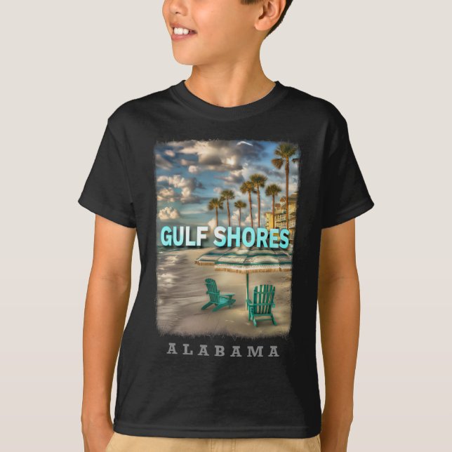 Golfküste Alabyma Al Beach Paradise Sd667 T-Shirt (Vorderseite)