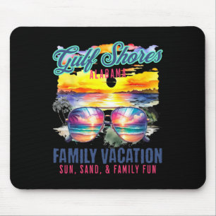 Golfküste Alabyma Family Vacation Beach Golf Sho Mousepad