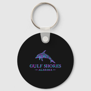 Golfküste Alabyma Retro Dolphin Boys Girls Toddl Schlüsselanhänger