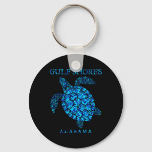Golfküste Alabyma Souvenir Sea Turtle Boys Girls Schlüsselanhänger