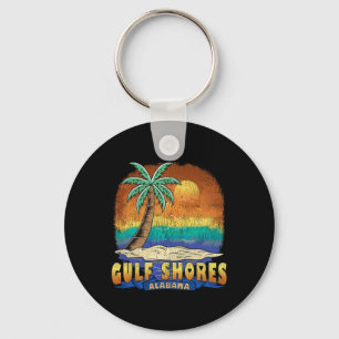 Golfküste Alabyma Vintag Distressed Souvenir Schlüsselanhänger