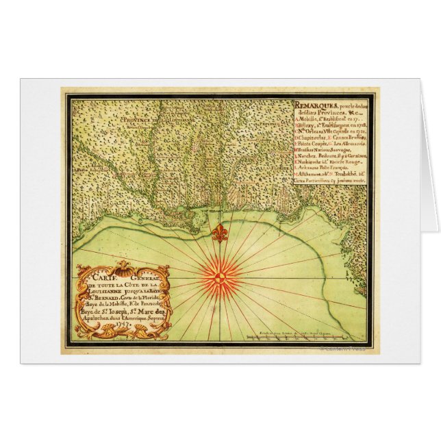 Golfküste der Vereinigten StaatenPanoramakarte (Vorderseite (Horizontal))