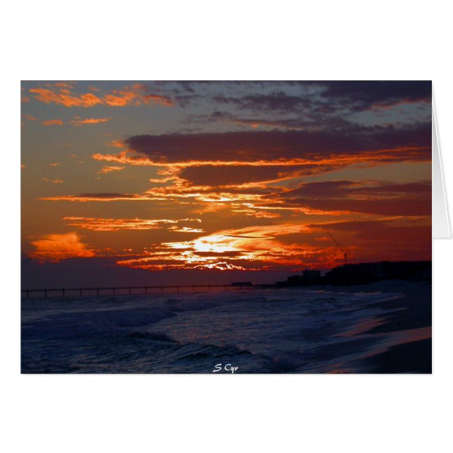 Golfküste Florida Sunset (Vorderseite (Horizontal))