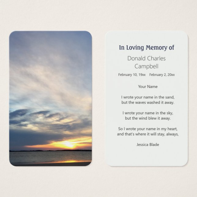 Golfküste Sonnenuntergang (Vorne & Hinten)