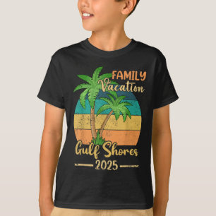 Golfküste Strand Alabama Familienurlaub 2025 Somme T-Shirt