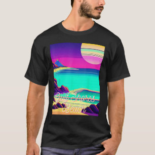 Golfküste Strand Alabama Parasdise Retro Vintag T-Shirt