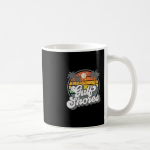 Golfküsten Alama Urlaub Palmbaum Retro Strand 7 Kaffeetasse