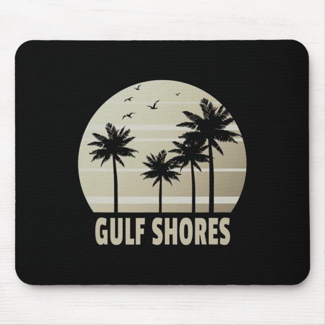 Golfküsten Alama Urlaubs-Souvenir Mousepad (Vorne)