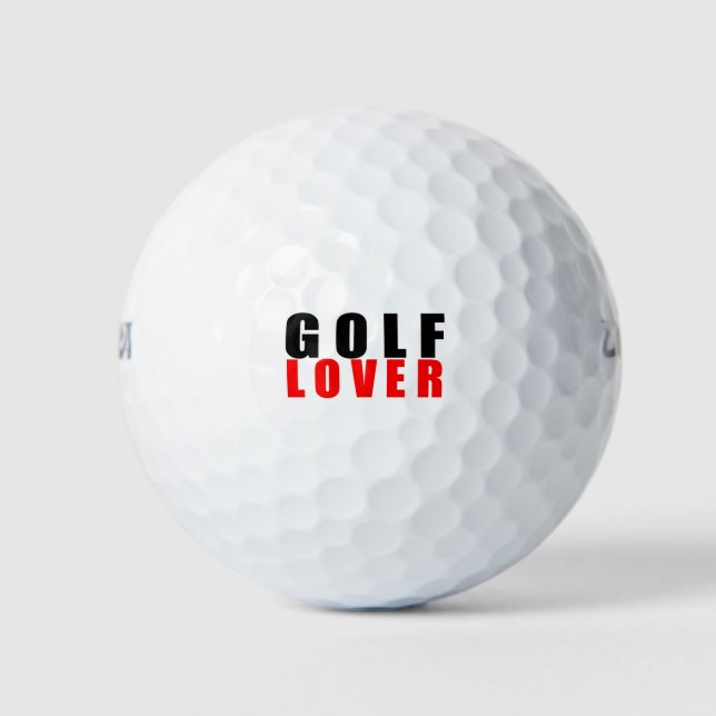 Golfliebhaber Golfball (Vorderseite)