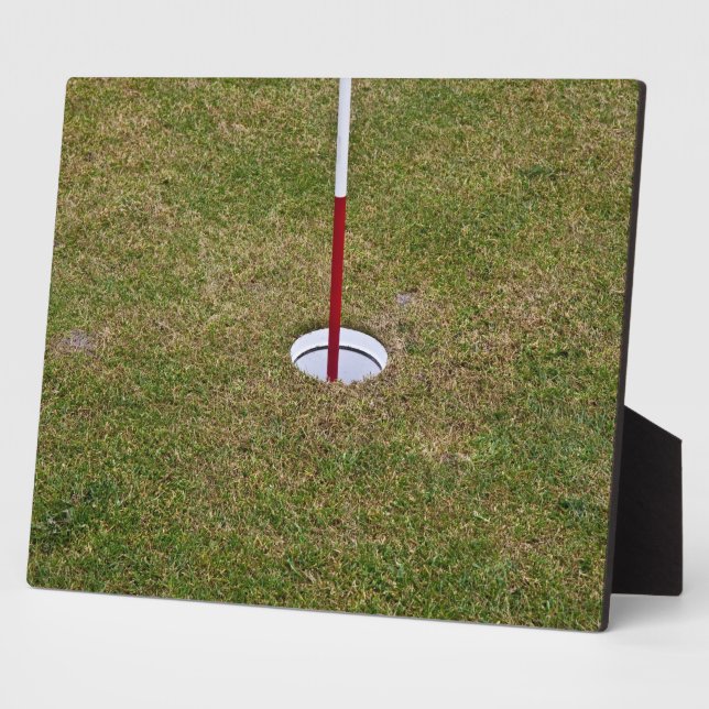 Golfloch Fotoplatte (Seite)