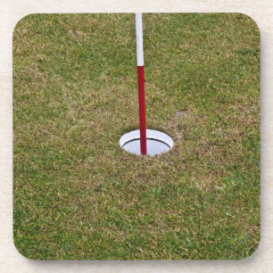 Golfloch Getränkeuntersetzer