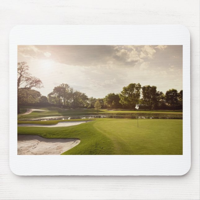 Golfloch Mousepad (Vorne)