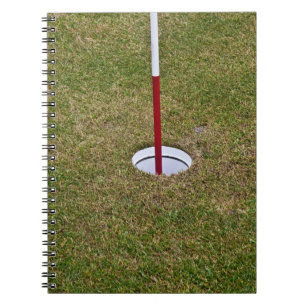 Golfloch Notizblock