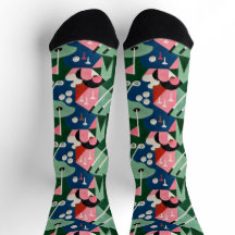 Golfmuster-Socken | Wiederholendes Golfdesign