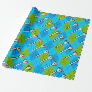 Golfparty Geschenkpapier