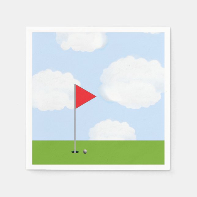 Golfparty Serviette (Vorderseite)