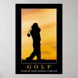 Golfplakat Poster