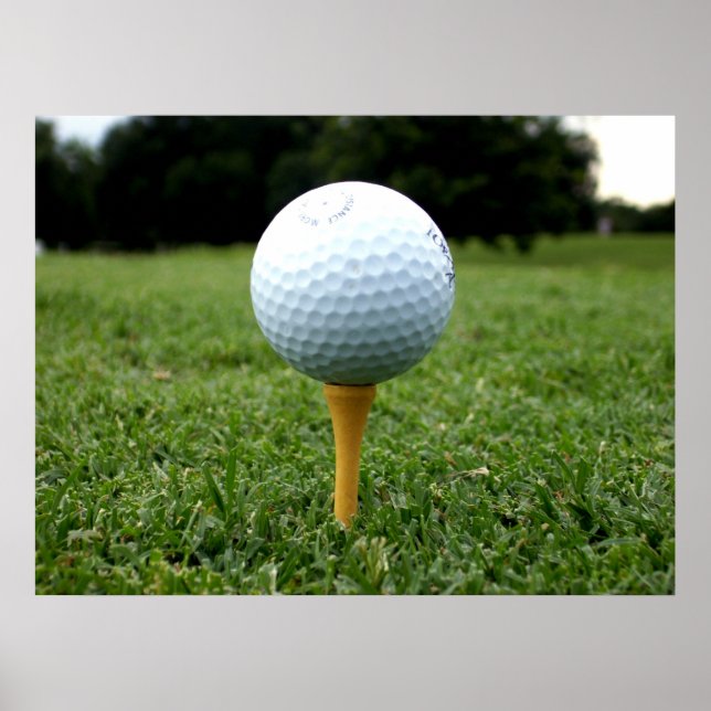 Golfplakat Poster (Vorne)