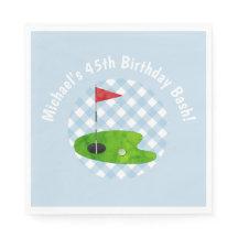 Golfplatz Blue White Preppy Country Club Party