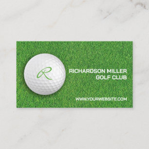 Golfplatz Business Card Visitenkarte