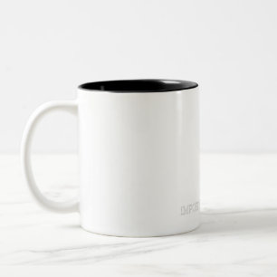 Golfplatz Das Leben ist voller wichtiger Entschei Zweifarbige Tasse