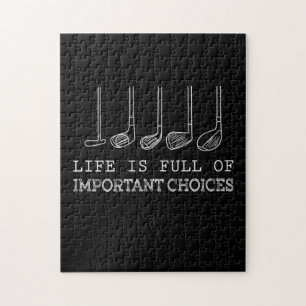 Golfplatz Das Leben ist voller wichtiger Golfplätz Puzzle