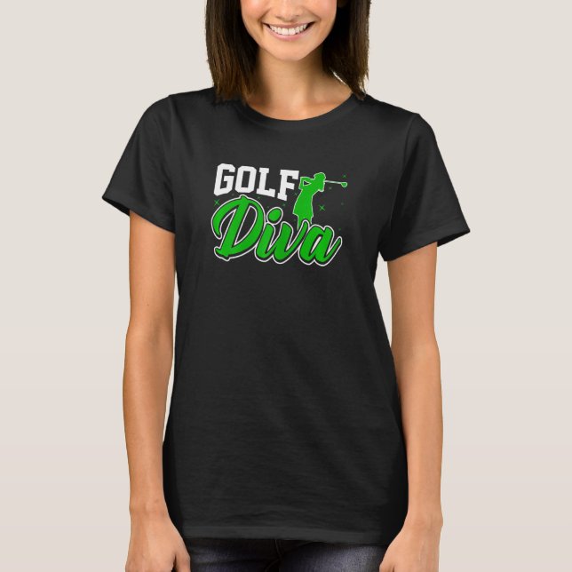 Golfplatz Duftende Mimosen T-Shirt (Vorderseite)
