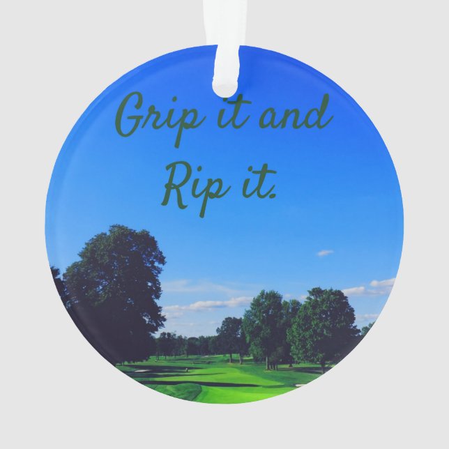 Golfplatz fassen und reißen ornament (Rückseite)