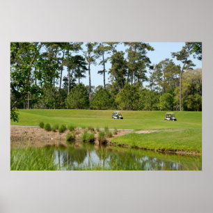 Golfplatz Florida Poster