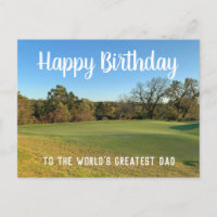 Golfplatz-Foto Individuelles Alles Gute zum Geburt