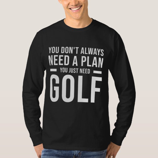 Golfplatz für Männer Frauen Kinder Sonnenschein T-Shirt (Vorderseite)
