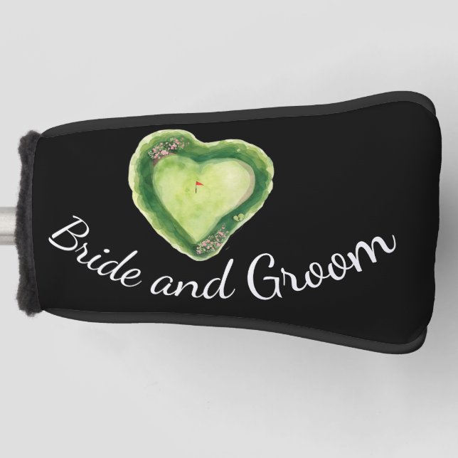 Golfplatz Herzform  Golf Headcover (Vorderseite)