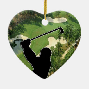 Golfplatz Keramikornament