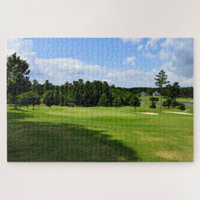 Golfplatz Landschaft Puzzle (Horizontal)