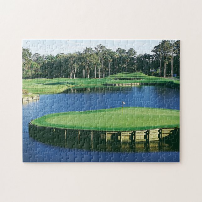 Golfplatz-Landschaftsrätsel Puzzle (Horizontal)