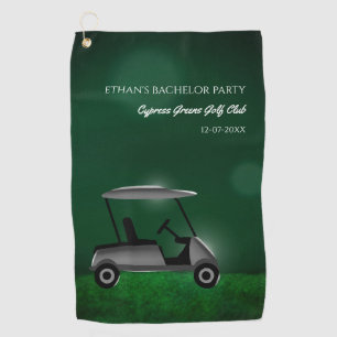 Golfplatz mit grüner Golfanlage Bachelor Party geh Golfhandtuch