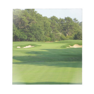 Golfplatz Notepad Notizblock