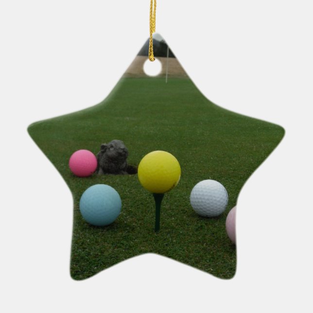 Golfplatz Ostergebirge Keramikornament (Vorne)